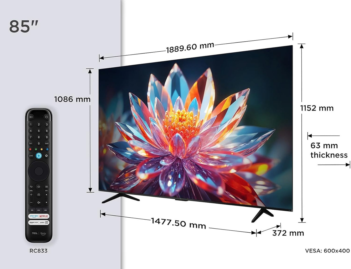 Smart TV with Dolby Vision & Atmos
