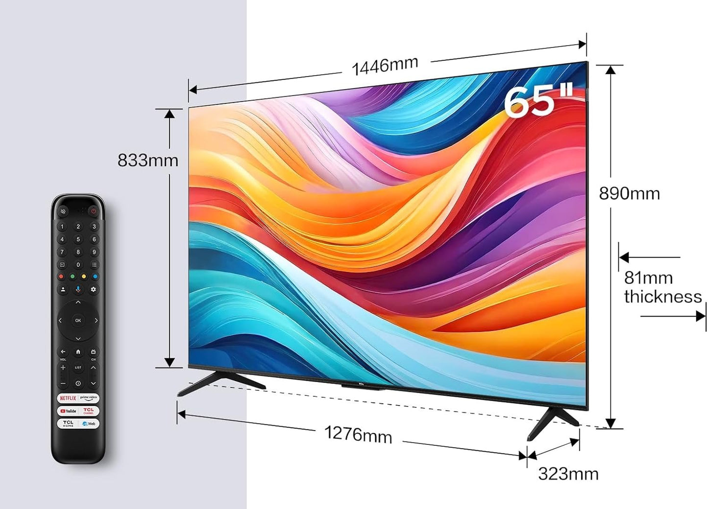TCL SMART TV 4K QLED 144hz